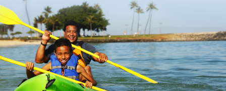 Group of kayakers