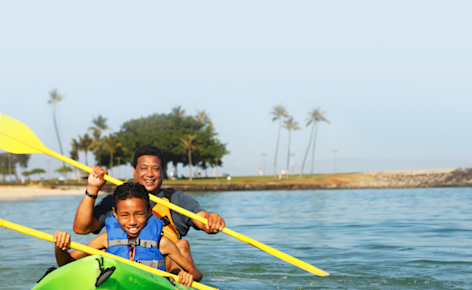 Group of kayakers