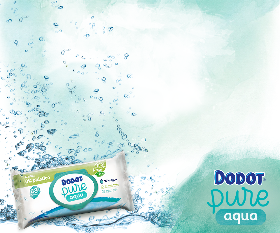 Comprar dodot toallitas aqua pure 48 unidades a precio online