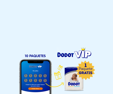 Descárgate la App DODOT VIP y gana pañales gratis