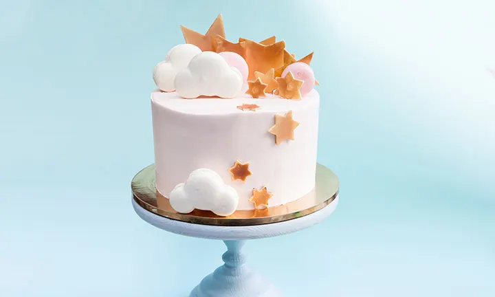 Tarta celestial para baby shower