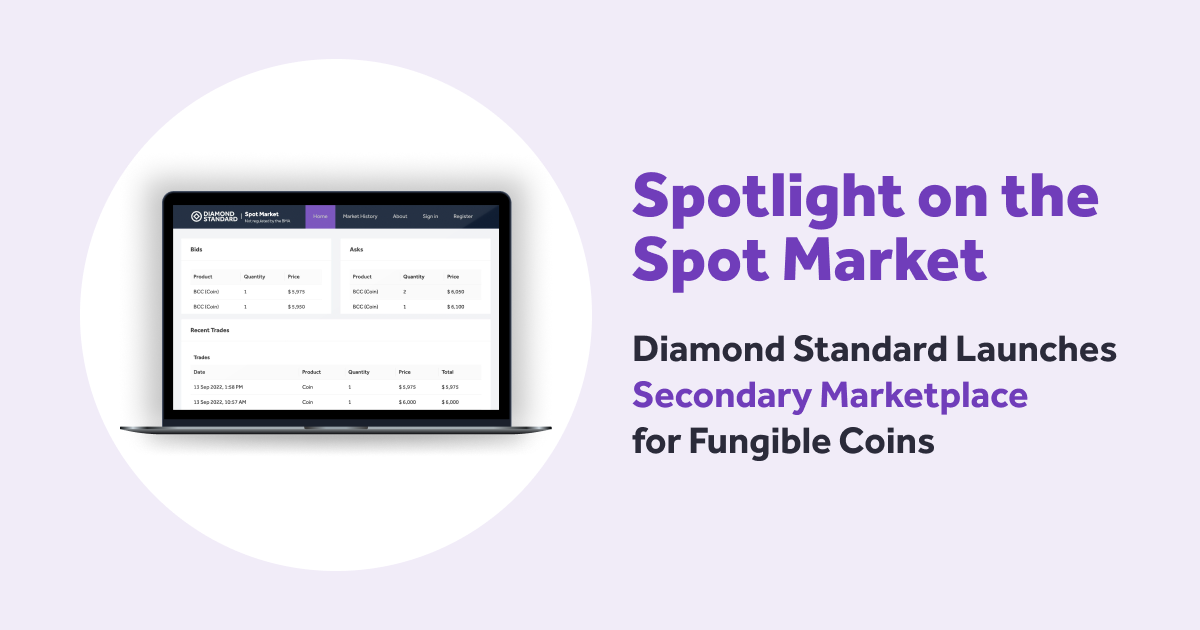 Diamond Standard Spot Market Header