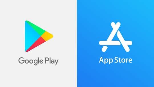 Google Play and App Store