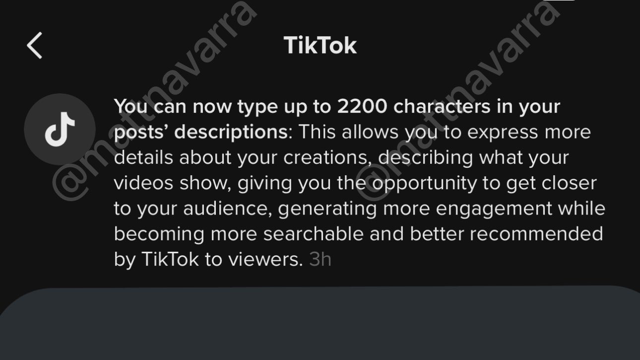 TikTok character limit