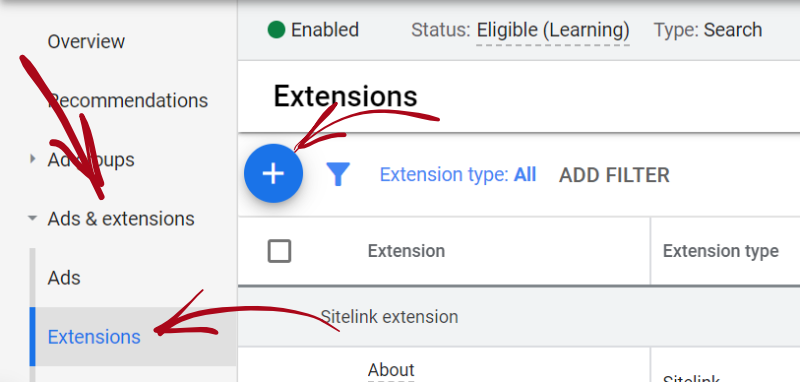 google-ads-create-extension