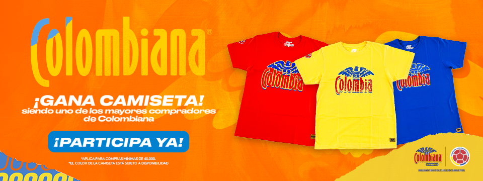 Banner - Camiseta Colombiana - Tamaño escritorio