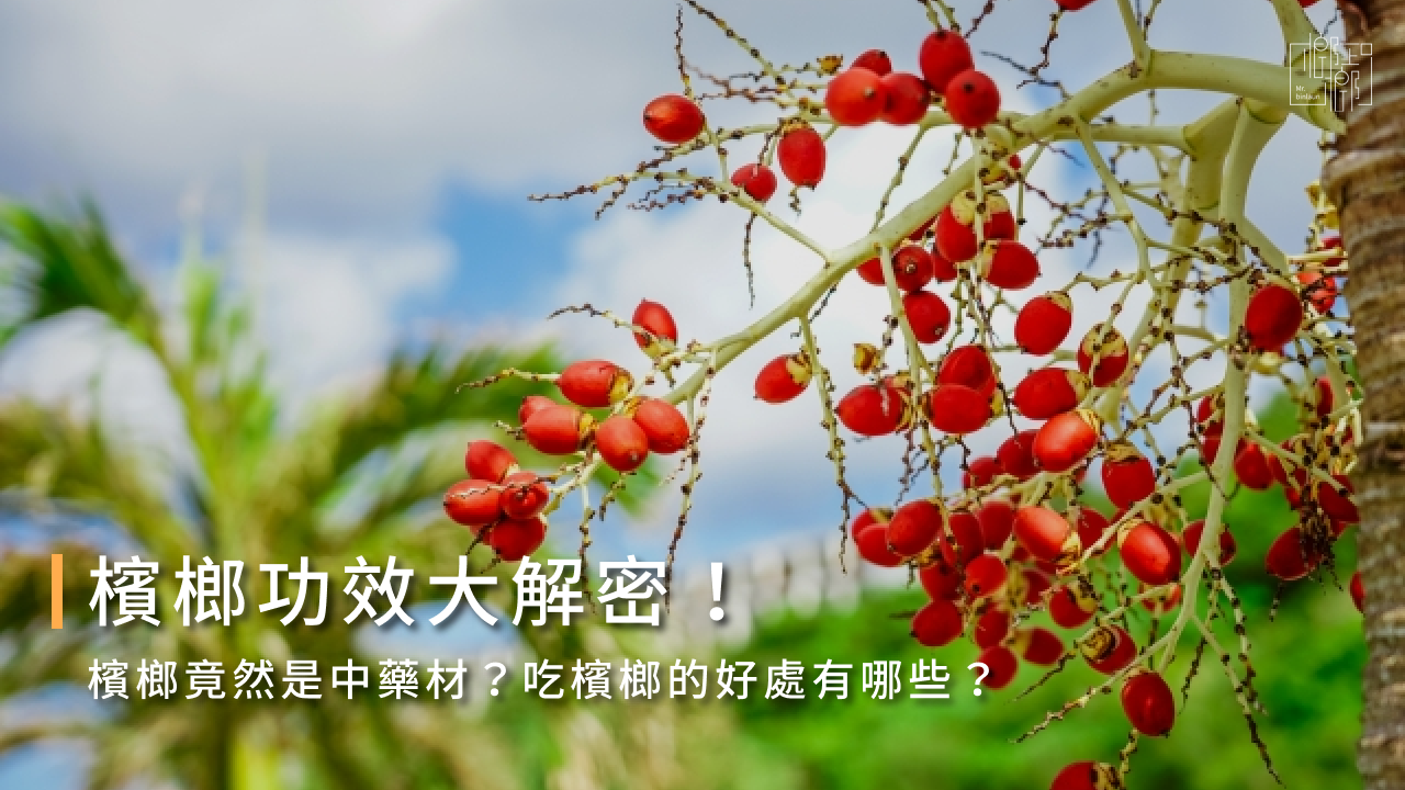 檳榔功效多?檳榔是中藥?5大吃檳榔的好處一篇了解!
