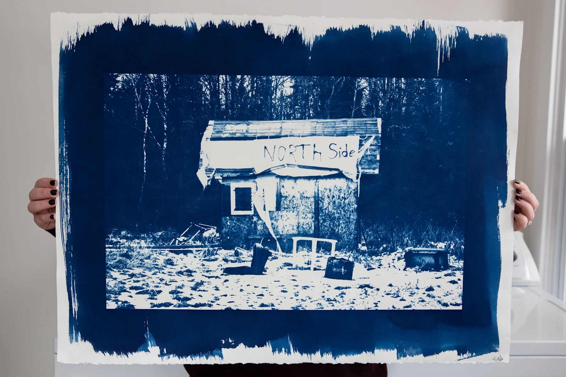 Northside cyano print