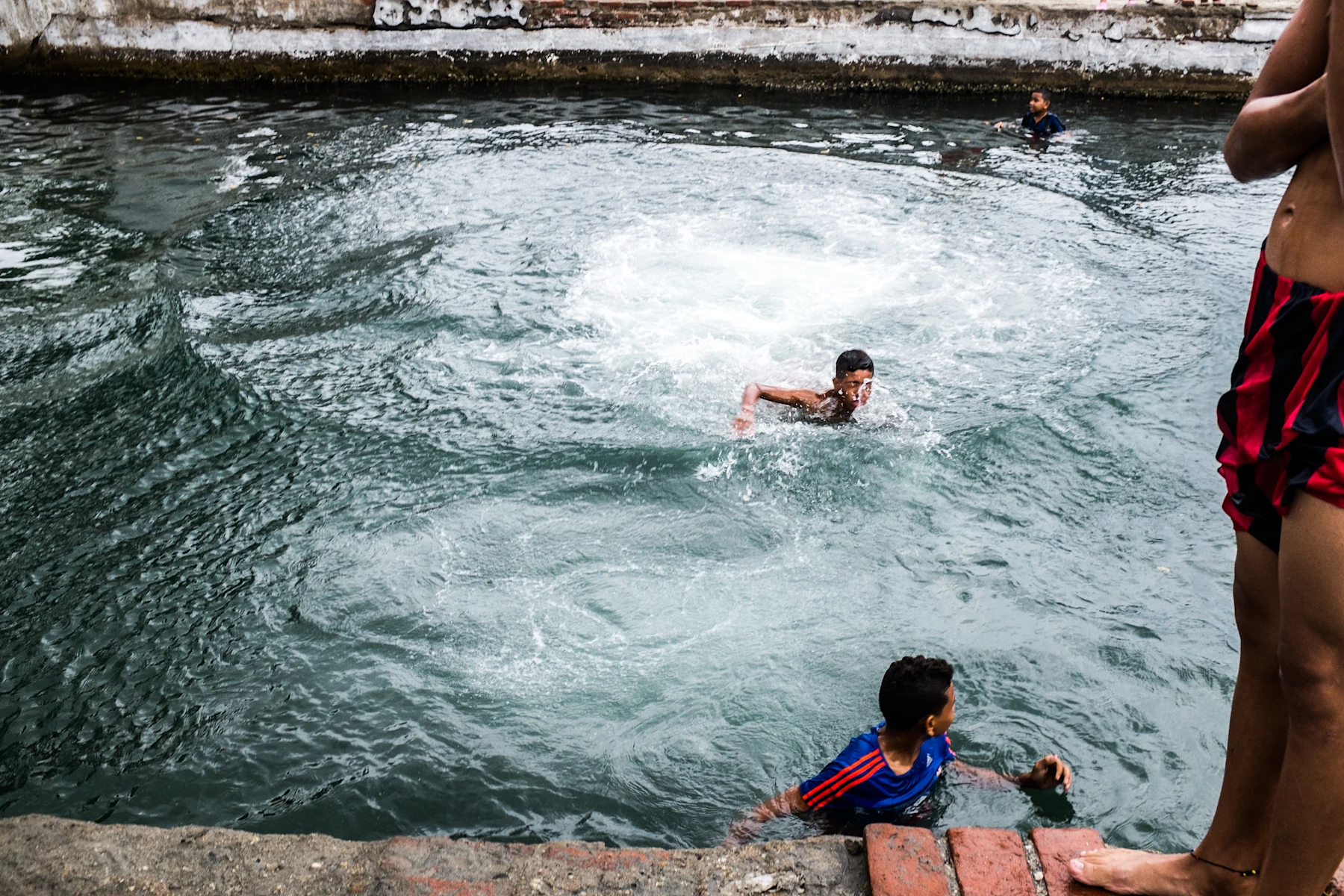 Swimming in Rodadero