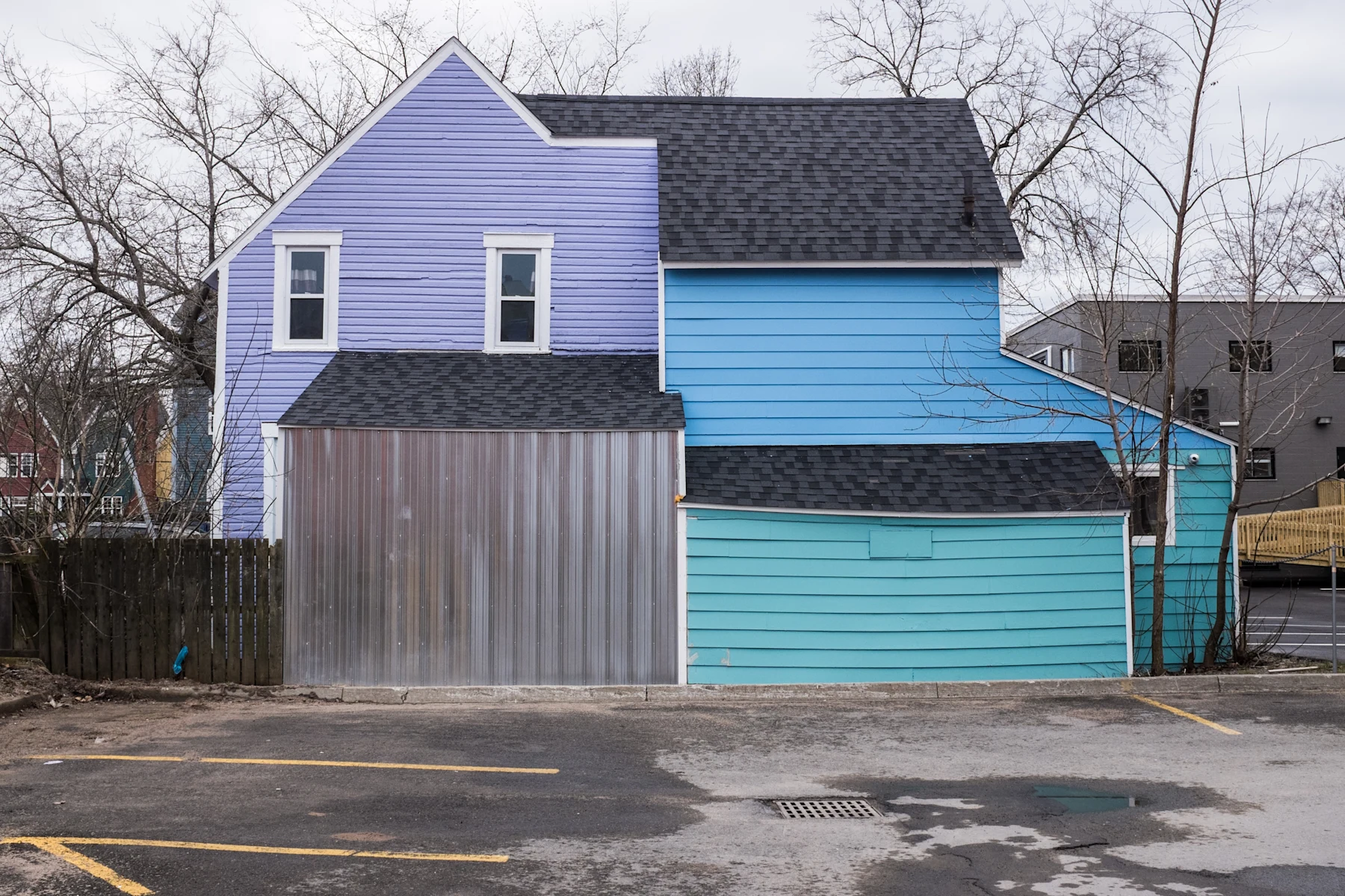Colour buildings Fredericton