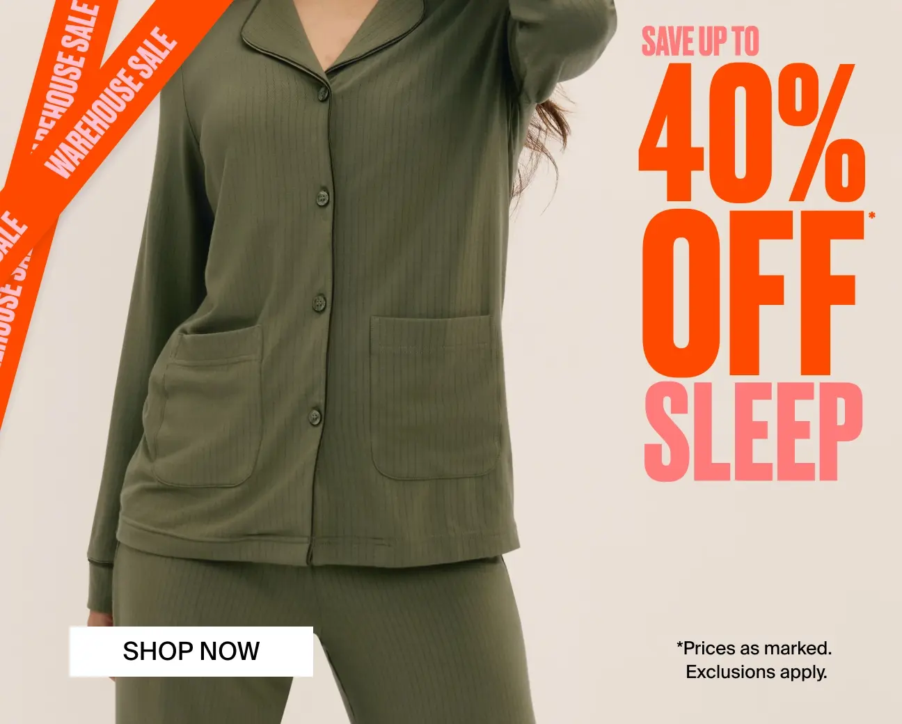 Warehouse Sale - Sleep (CTA)