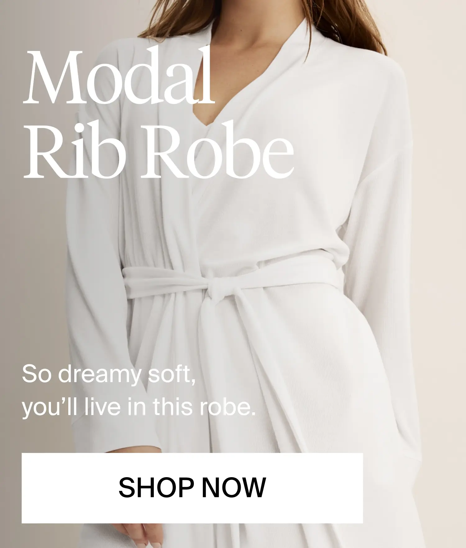 Modal Rib Robe
