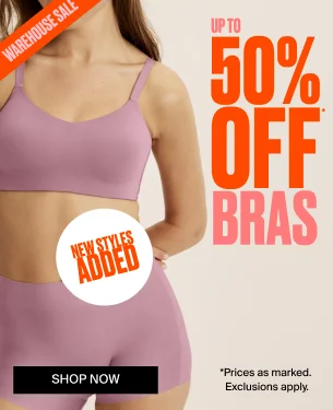 Warehouse Sale Homepage - 3-Up Bras - Mobile