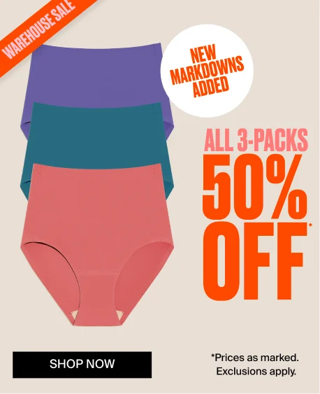 Warehouse Sale Homepage - 2-Up - 3-Packs - Mobile