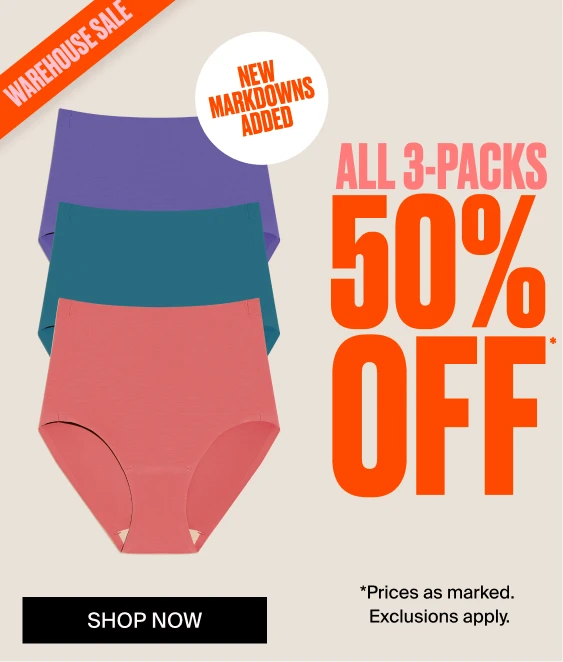 Warehouse Sale - 3-Packs