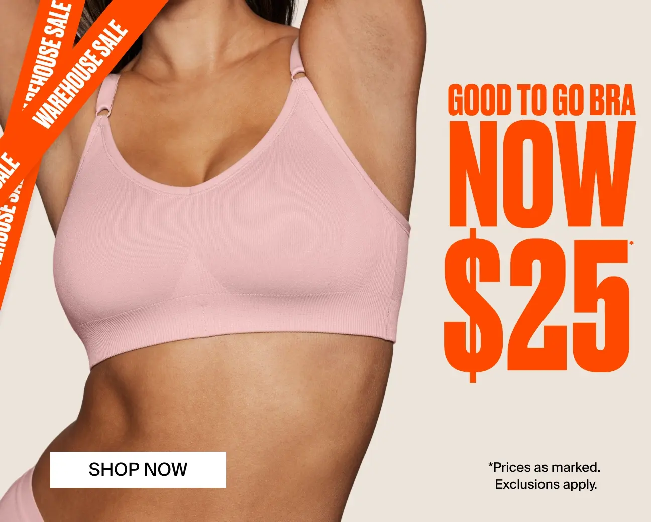 Warehouse Sale - Good to Go Bra