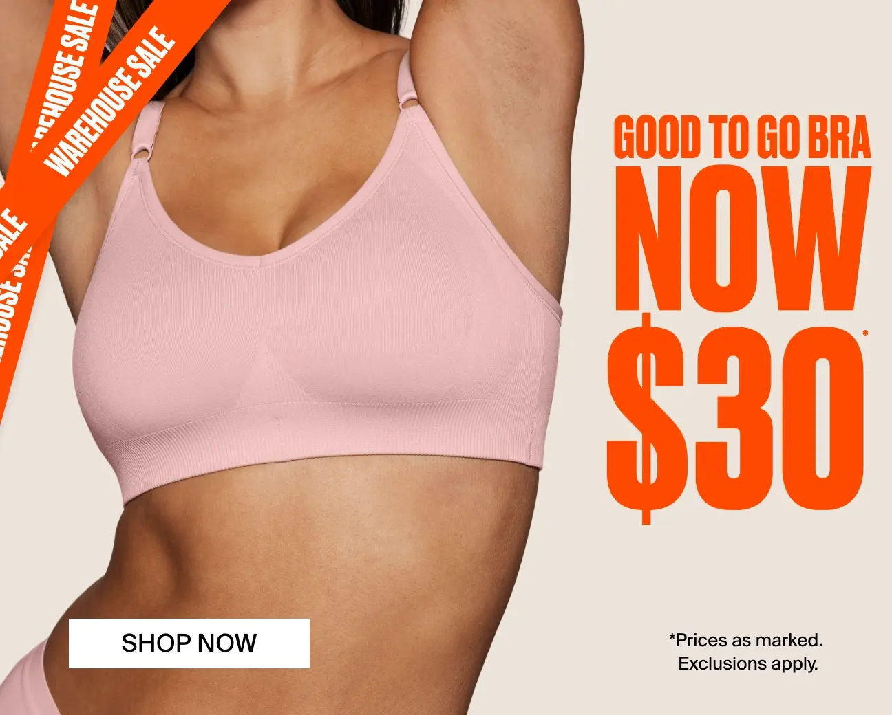 Warehouse Sale - Good to Go Bra
