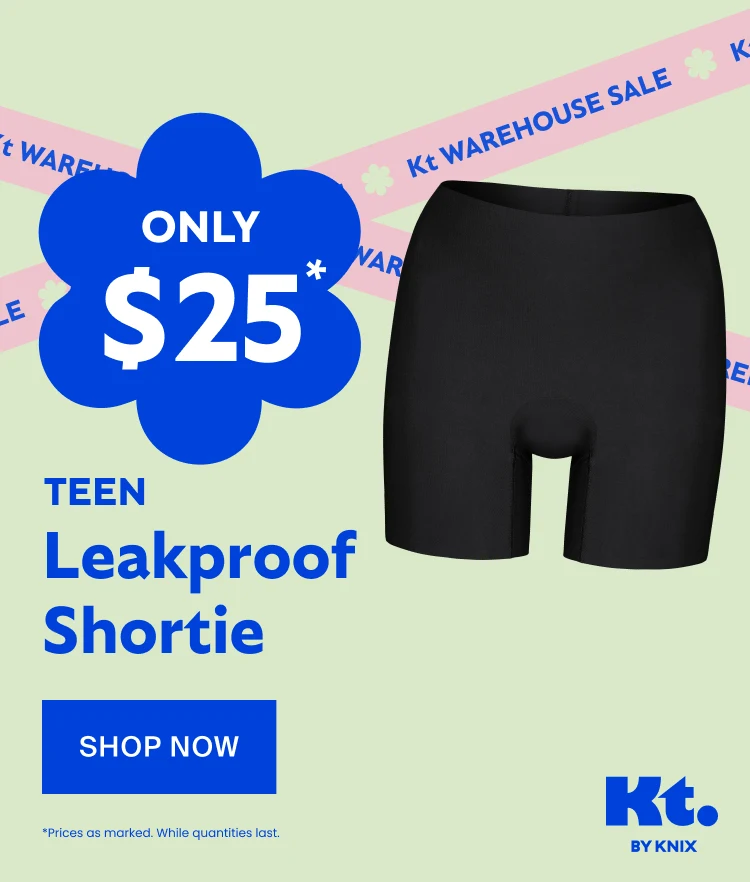 Teen Leakproof Shortie - Warehouse Sale 