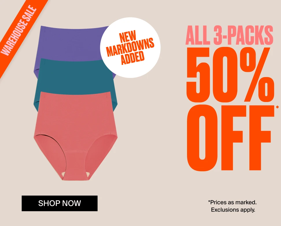 Warehouse Sale - 3-Packs