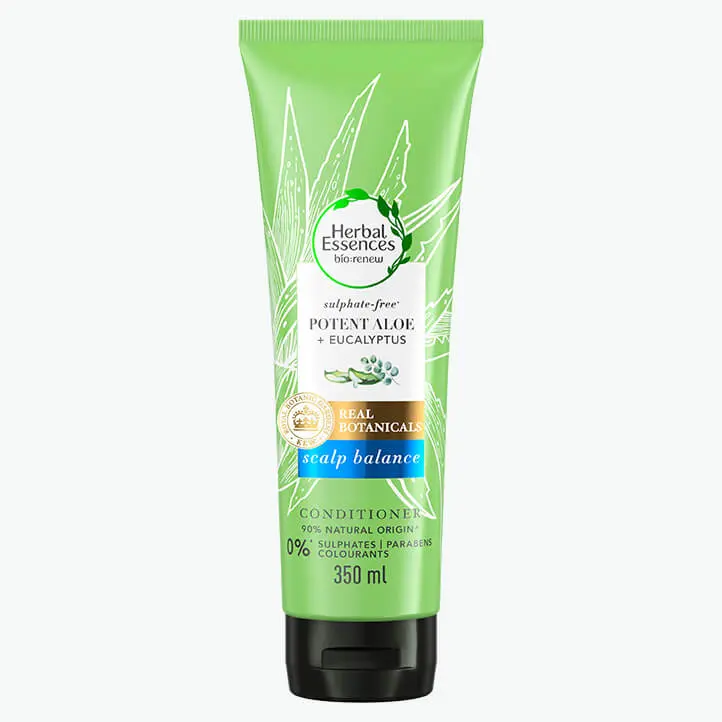 Herbal Essences aloe & eucalyptus conditioner tube