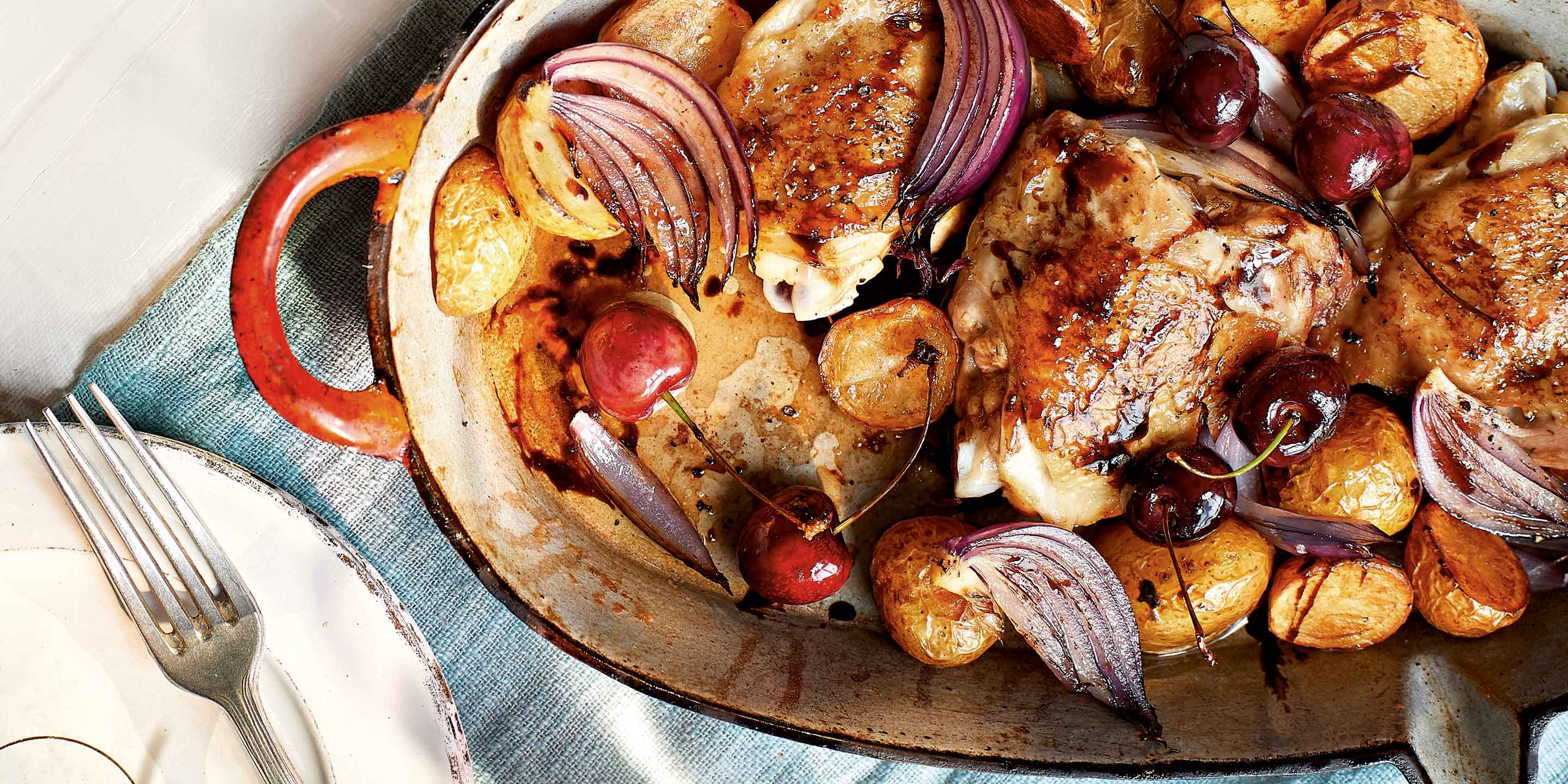 chicken-and-cherry-all-in-one-bake