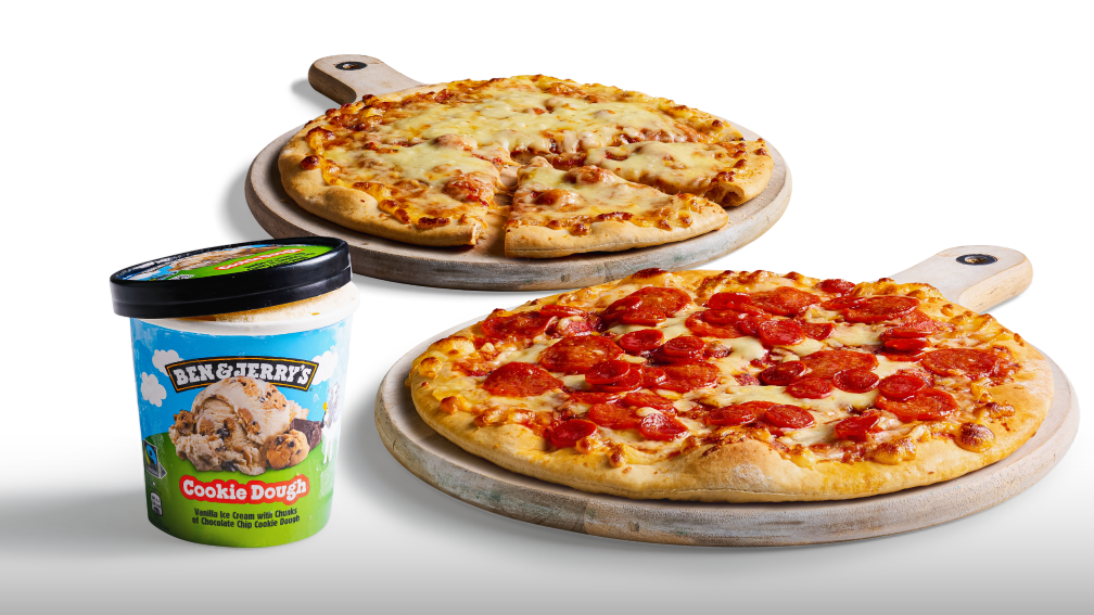Pizza & Ice Cream £5