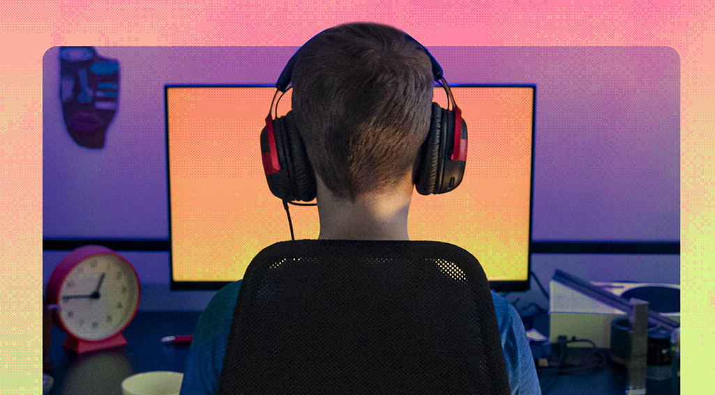 Talented but isolated … the gaming world was Daniel Kelley’s entire environment. Composite: Stocksy/Guardian Design