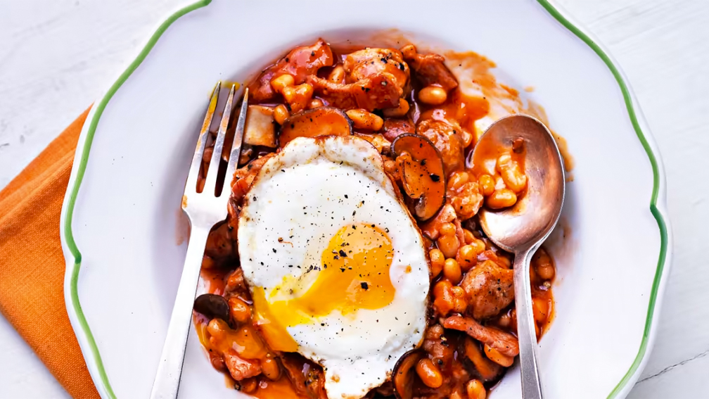 Breakfast beans recipe