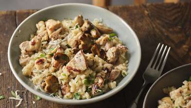 Food Magazine: Chicken & mushroom risotto