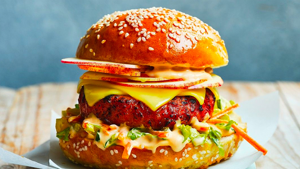 Ultimate vegan burger