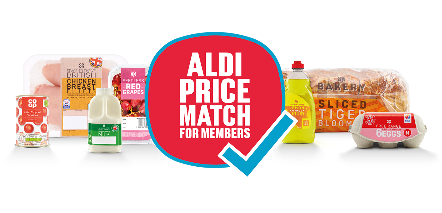 Aldi Hero Homepage.