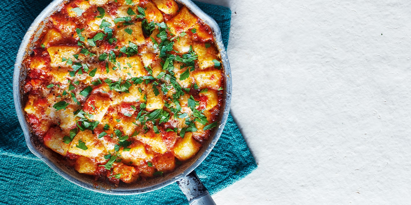 Gnocchi in tomato sauce