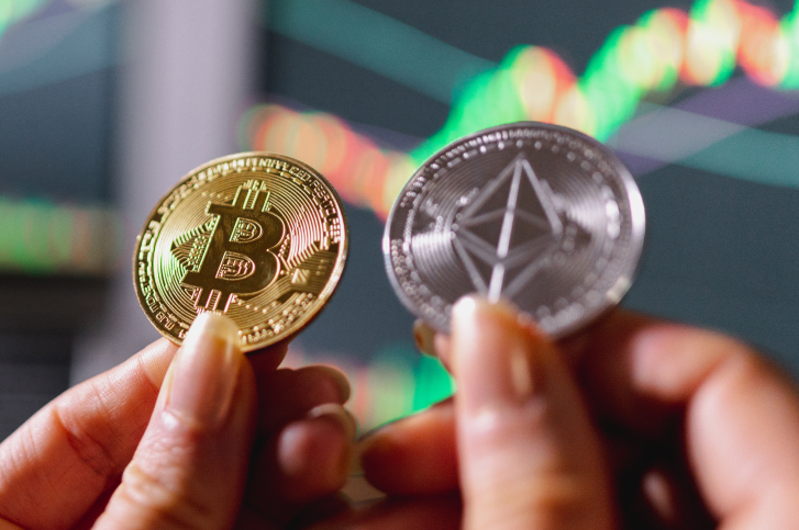 comparacao ethereum e bitcoin