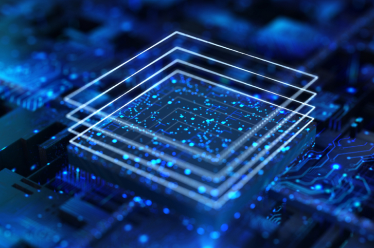 Quadrados digitais sob circuito digital representando o conceito de O que são ativos colaterais e como funcionam no mercado de criptoativos?