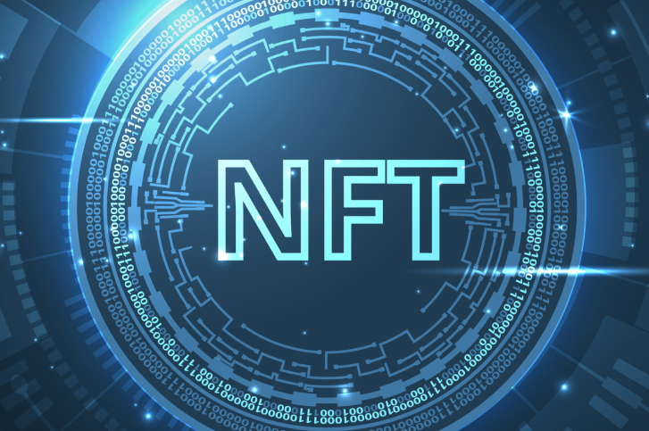 circulos digitais azuis relacionados ao ambiente digital e dos nft