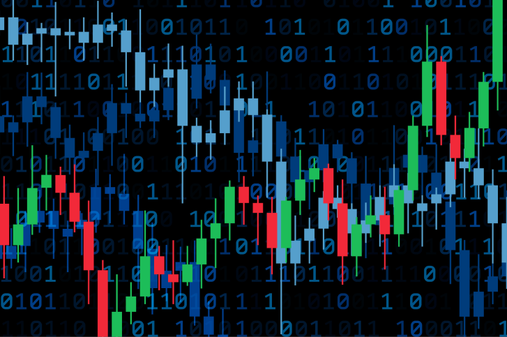 grafico representando investimentos em cripto