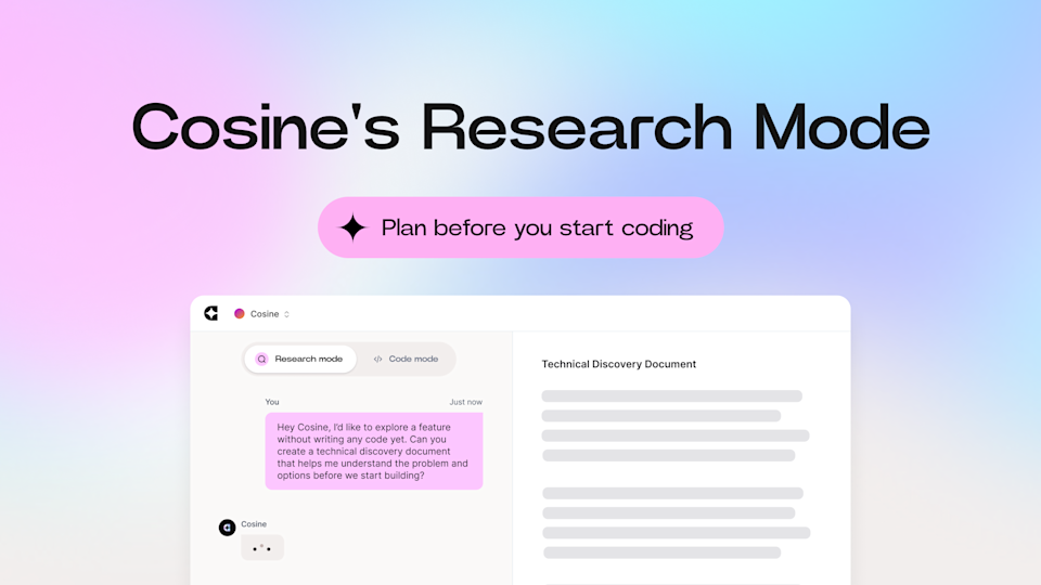 Research Mode: Plan Before You Code