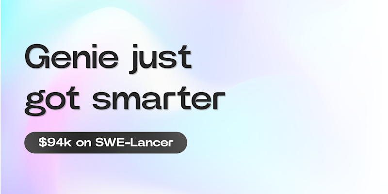 Introducing Genie 2.1 - Faster, smarter and built for tougher tasks