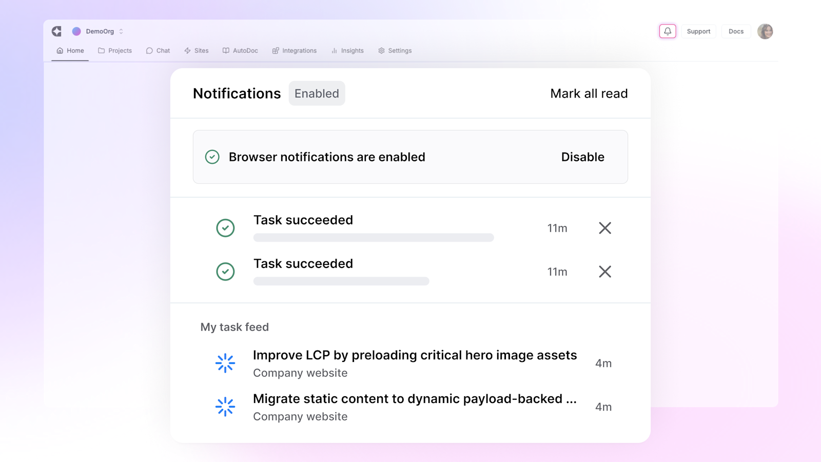 Cosine Notifications Asset