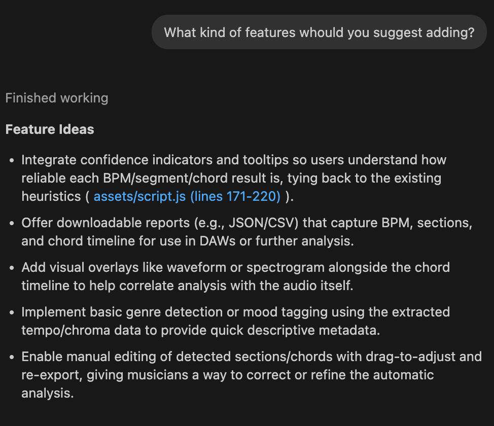11.codex - what features should I add