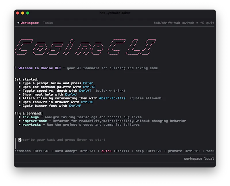 Cosine CLI Designed for Teams at Scale