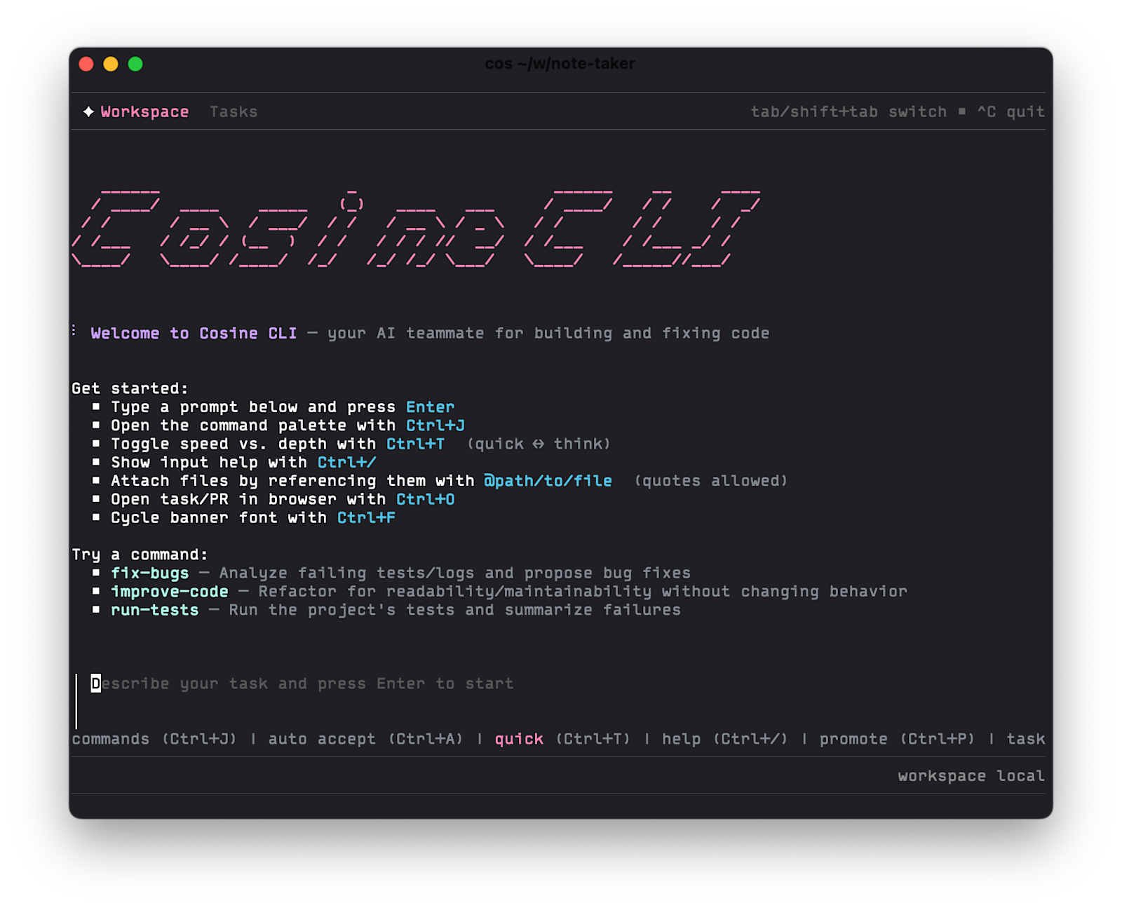 Cosine CLI Designed for Teams at Scale
