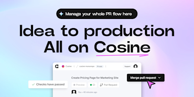 Merge Your PRs - All on Cosine