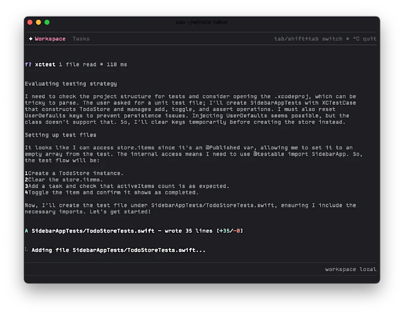 Cli unti test