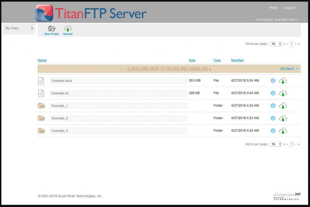 Titan FTP server