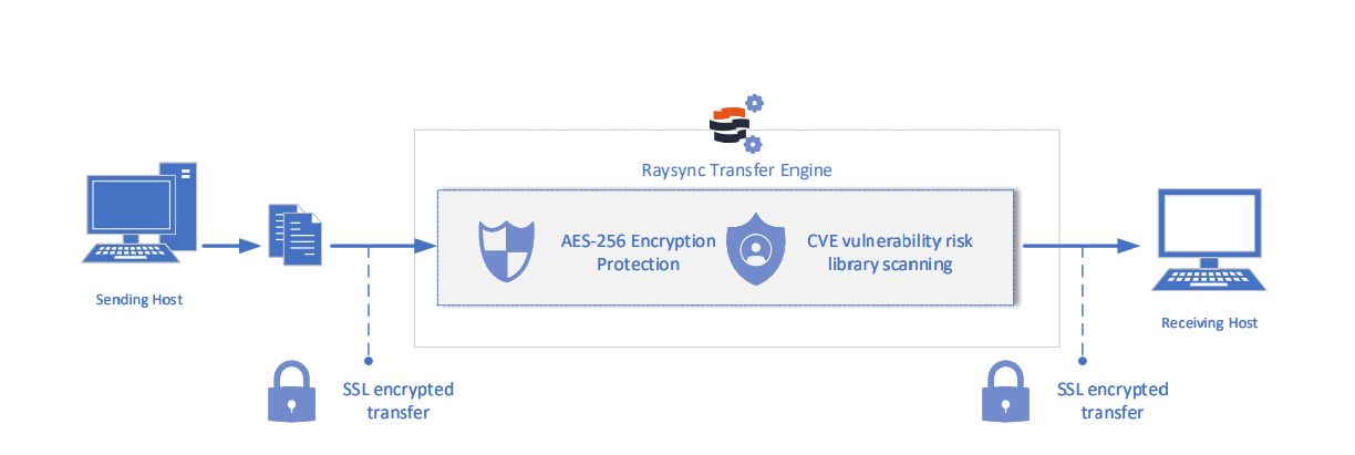 AES-256 protection