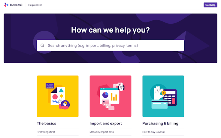 Find what you’re looking for with everything in one knowledge base.