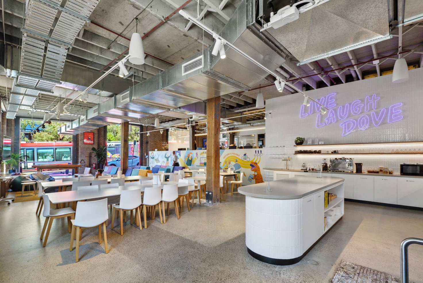 Lower floor of the Dovetail office in Sydney.