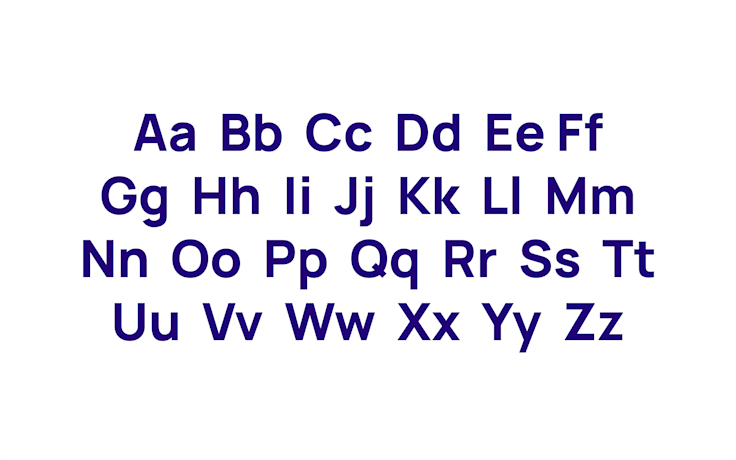 Practice your ABCs with our sparkly new type, Manrope.