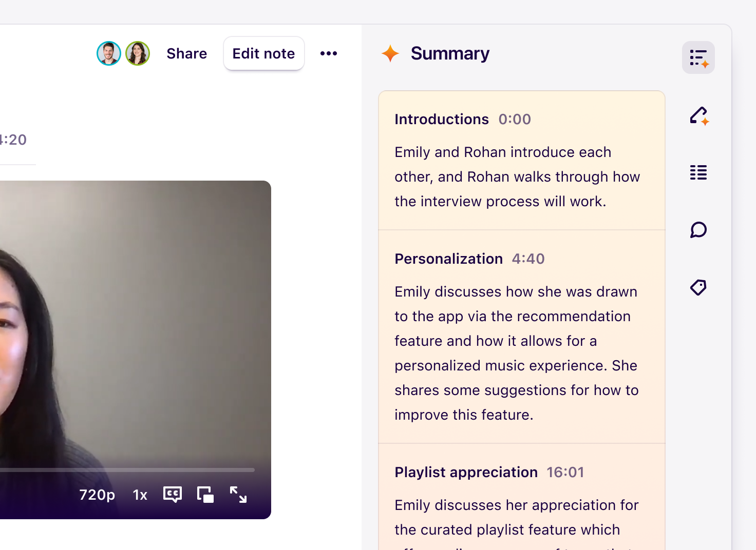 Magic summaries make customer conversations instantly digestible.